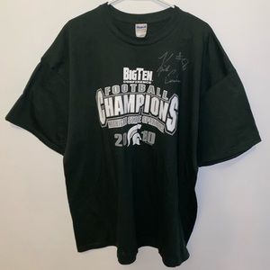 Signed Kirk Cousins BIG10 champs shirt